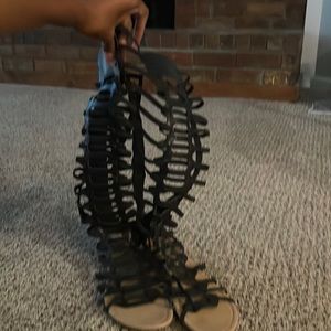 Knee High Gladiator Sandals size 10 medium in women